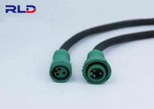 China 3 Pins Waterproof Cable Connector Outdoor Led Lighting Male Female Connector wholesale