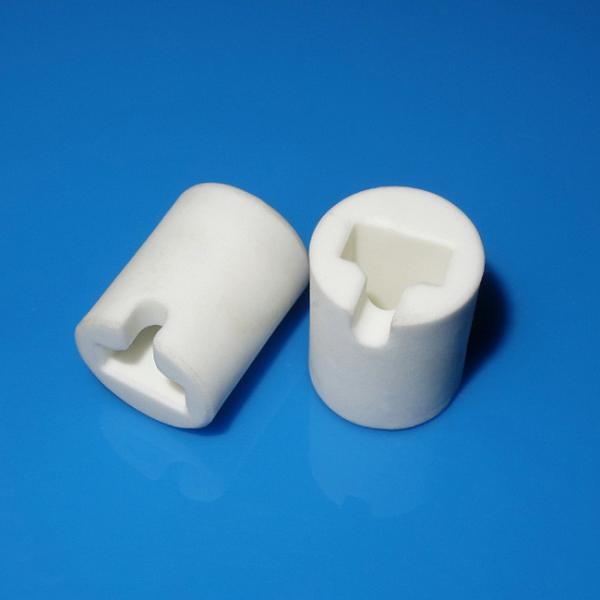 Non Crack Ceramic Insulator Tube , High Voltage Ceramic Insulator 96% Electric