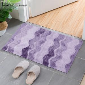 China High Absorbent 20x30 Microfiber Bathroom Shower Mat easy cleaning wholesale