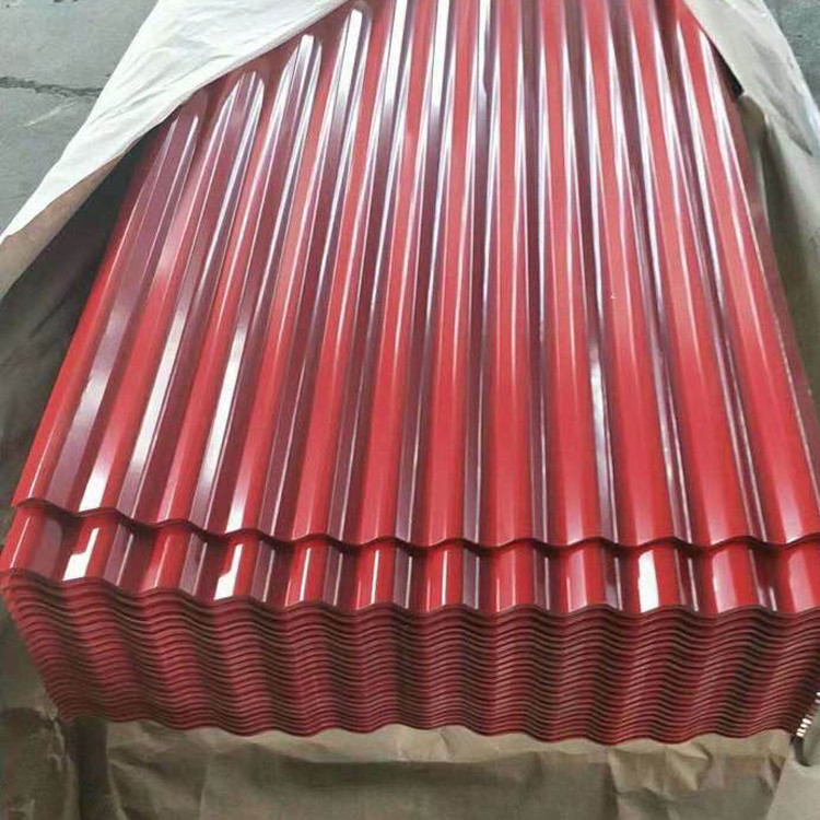 Color Roofing Ppgi Corrugated Sheet 1.2MM Metal Minimal Spangle