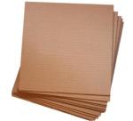 Virgin Wood Pulp Corrugated Cardboard Sheet High Performance Brown Color