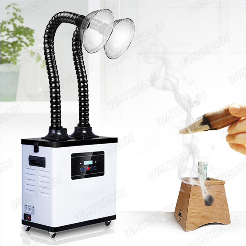 Metal Nail Salon Fume Extractor , Energy Saving Dust Extraction System