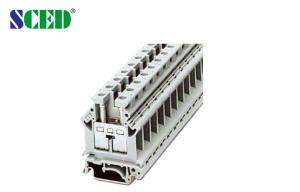 China 12.2mm Width Waterproof Din Rail Terminal Blocks For Electric Power wholesale