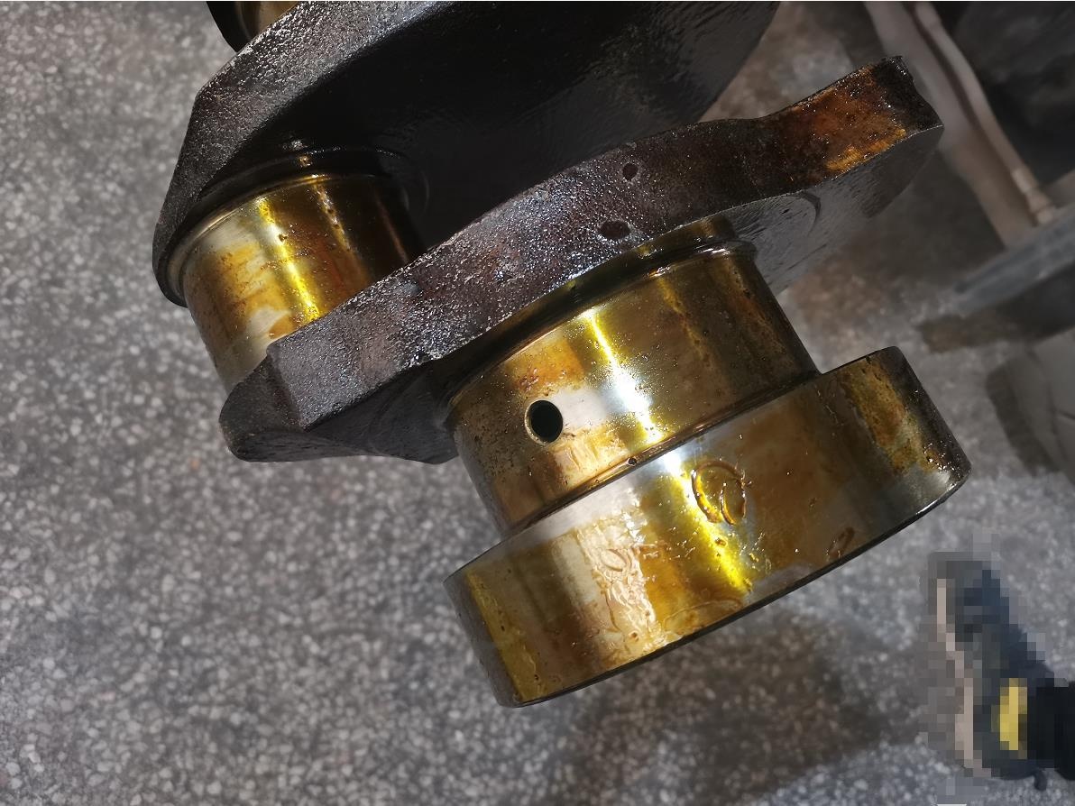 PC400-8 Komatsu Excavator Parts 6D125 Engine Alloy Steel Crankshaft Standard Size with 3 Months