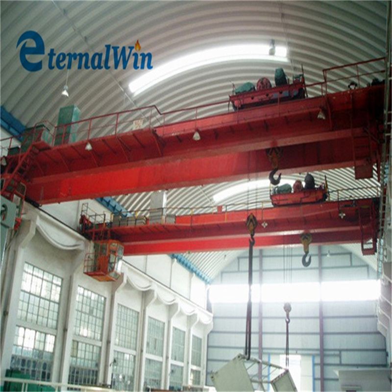 European Workshop Warehouse Single Beam Double Beam Bridge Crane Double Hook