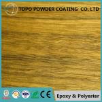 High End Shining Heat Transfer Powder Coating With Colorful Wood Grain