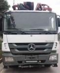 Boom Used Concrete Pump Truck 46m / 4 Section 125mm Pipe CE Certificate