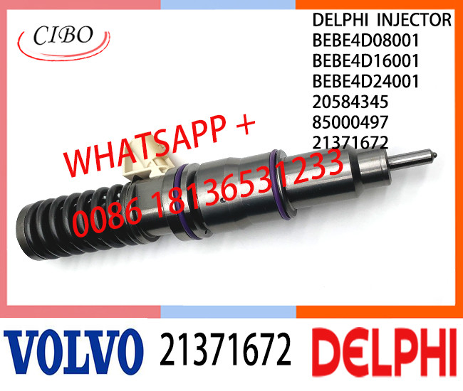 Common Fuel Diesel Injector 21371672 BEBE4D16001 BEBE4D24001 BEBE4D08001 3801618 21340611 E3.18 for VOL MD13 LOW POWER