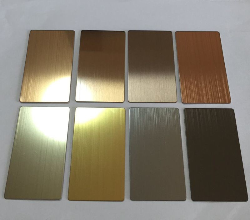 304 Hammered Sheet Stainless Steel bronze gold color or brass hammered bright stainless steel