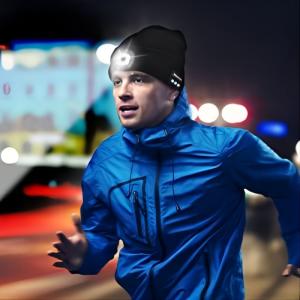 China Bluetooth Cap with Light,Wireless Headphones &amp; Headlamp as Great Gifts for Men,Women,Teenages wholesale
