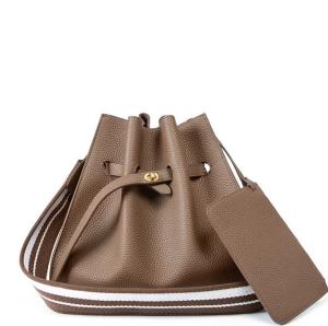 China Genuine Leather Composite Bags Women Handbags Fashion Cowhide Bucket Bag wholesale