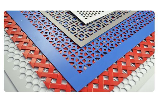 Custom Metal Perforate Mesh Stainless Steel Aluminum Copper Brass Colors