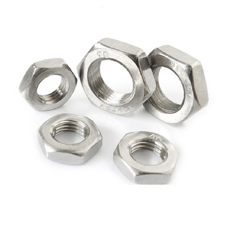 DIN439 Stainless Steel Chamfered Hex Head Thin Nut Jam Nut