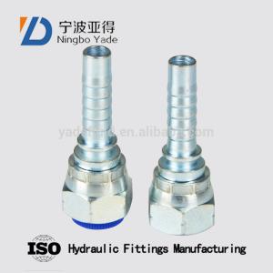 China Carbon Steel Female 1/4&quot; Bsp Hydraulic Hose Fittings wholesale