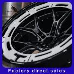 Customized 2 Piece Super Deep Concave Brushed Bronze Polished Lip Forged Wheels