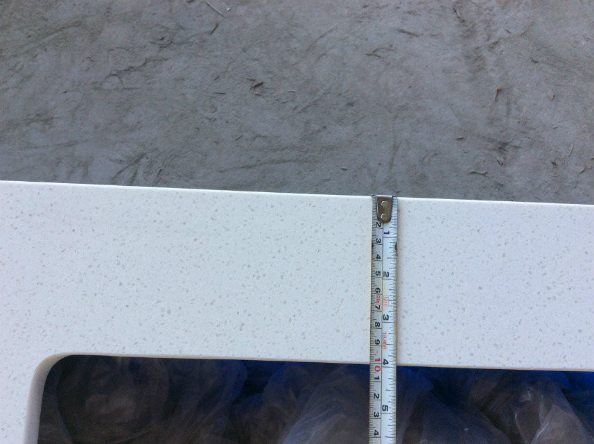 Solid Stone Sparkle Quartz Countertops , Quartz Kitchen Top Heat Resistance