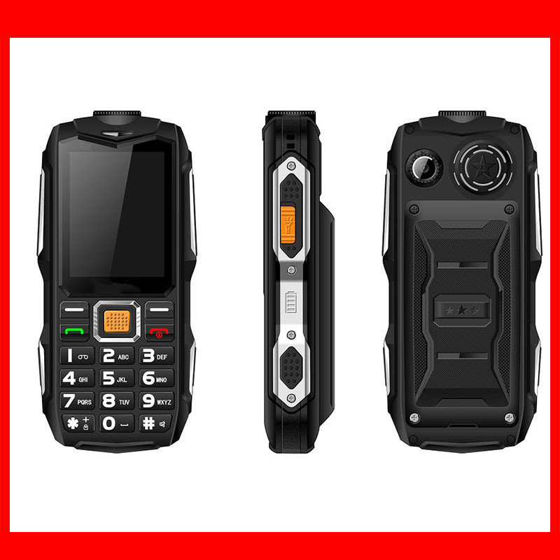 2.4inch Long standby Rugged Phones for old man military quality outdoor with POWER BANK Rugged Phone