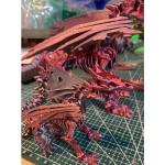 3D Printed Red Dinosaur Toy 3D Printing Model Customized