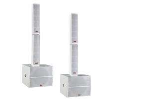 China 8 ohm 200W Church Speaker Systems 4x4&quot; Aluminium Column Speaker wholesale