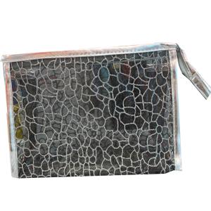 China Fashionable Portable Clear Makeup Bag in Nylon Mesh Reusable Feature wholesale