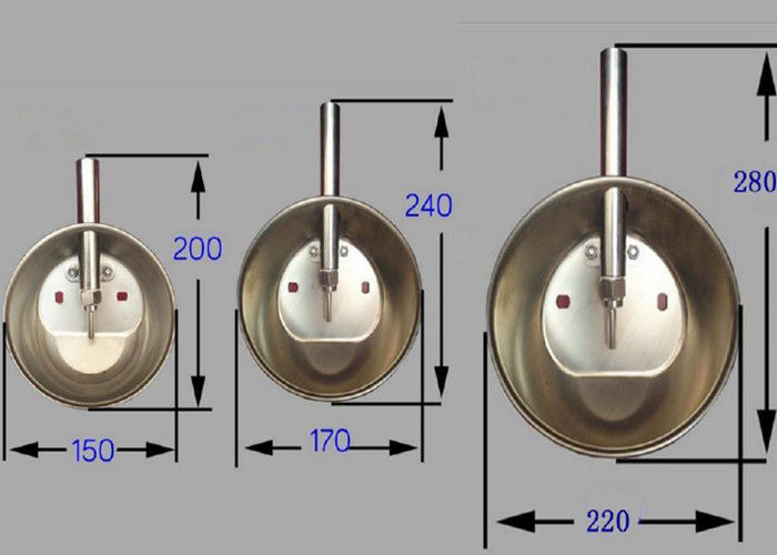 Agricultural Animal Feeding Pig Nipple Drinker SS304 Pig Water Bowl