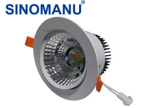 China SMD 2835 LED Recessed Downlights For Shopping Mall Positive Enclosed Fixture wholesale
