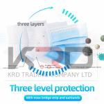 half face respirator mask In Stock CE FDA Wholesale general supplies dust 3ply