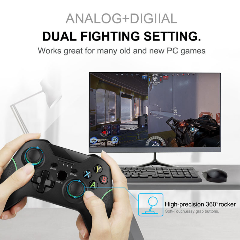 Bluetooth 2.4G Wireless Handheld Game Console Gamepad For PS3 IOS Android Phone
