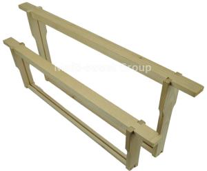 China 270g Natural Uncoated Pine Wood British Beehive Frame wholesale