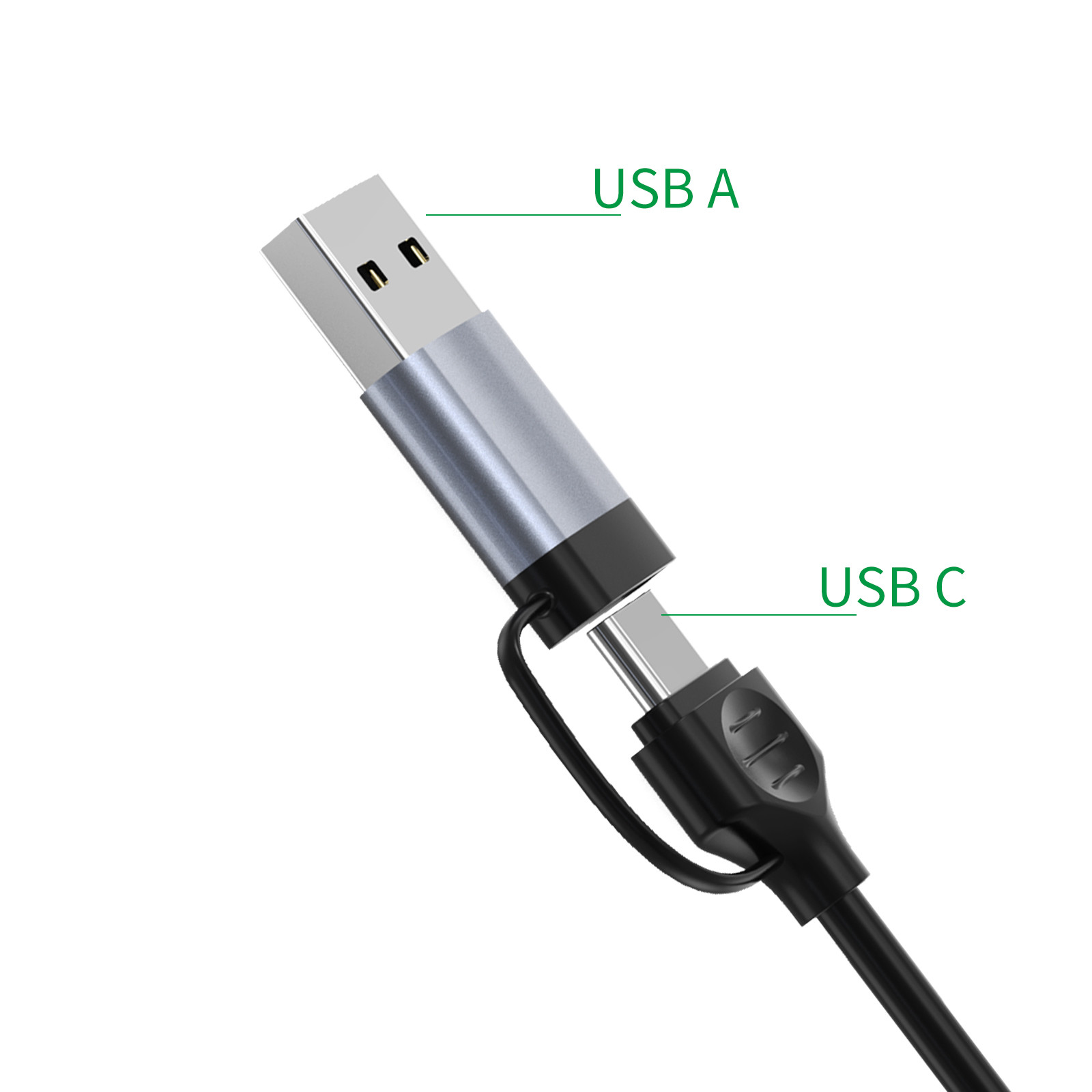 Compact USB C Hub Adapter Laptop Usb Port Expander Usbc Hub For Fast Data Transfer