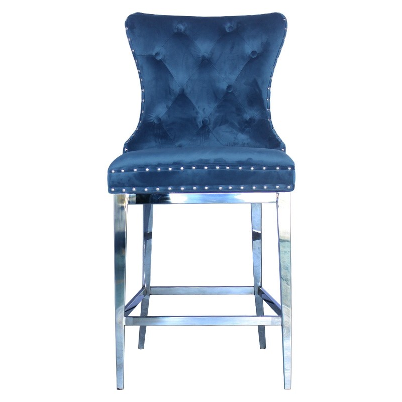 Luxury Bar Chairs With Decorative Pull Ring Bar Hotel Furniture
