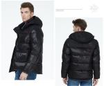 Sleeve Length Down Coat Long Sleeve Hooded Casual Coat For Men