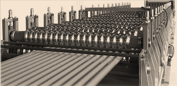 Durable Corrugated Roof Panel Roll Forming Machine , Metal Roof Roll Forming Machine