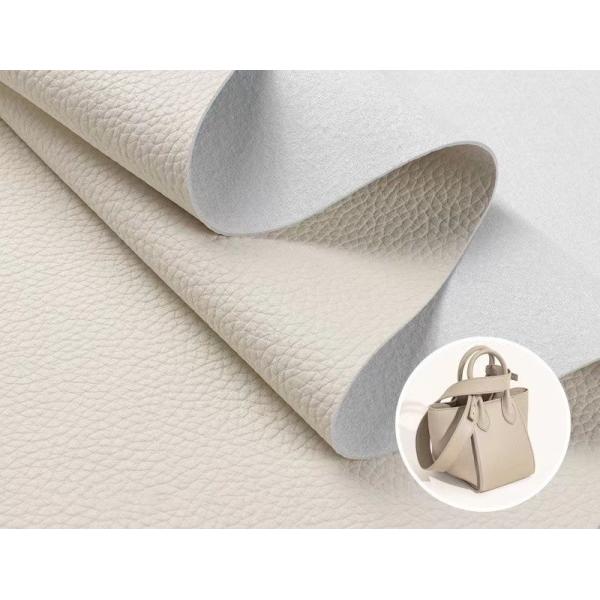 China Faux Synthetic Sofa Microfiber Leather Lychee Grain 1.0mm Thickness wholesale