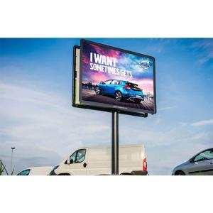 China Street 960x960mm IP65 Waterproof Large LED Signs Double Sided P8 Advertising wholesale