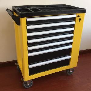 China 8 Drawer 700 Lbs Heavy Duty Tool Trolley Polished Red wholesale