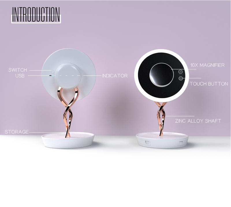 Led Ballet Mirror with two Leds light system GK-SK1811