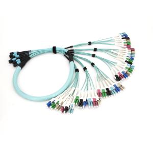 China High Speed SM MM 24 36 48 Fiber MPO MTP Harness Cable For Data Center wholesale