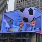 Billboard Full Color Display Naked Eye 3D LED Display P6.25 Outdoor Large Screen