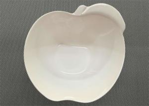 China Apple Shape Melamine Dinnerware Bowl Diameter 15cm Weight 154g White Porcelain Bowl wholesale