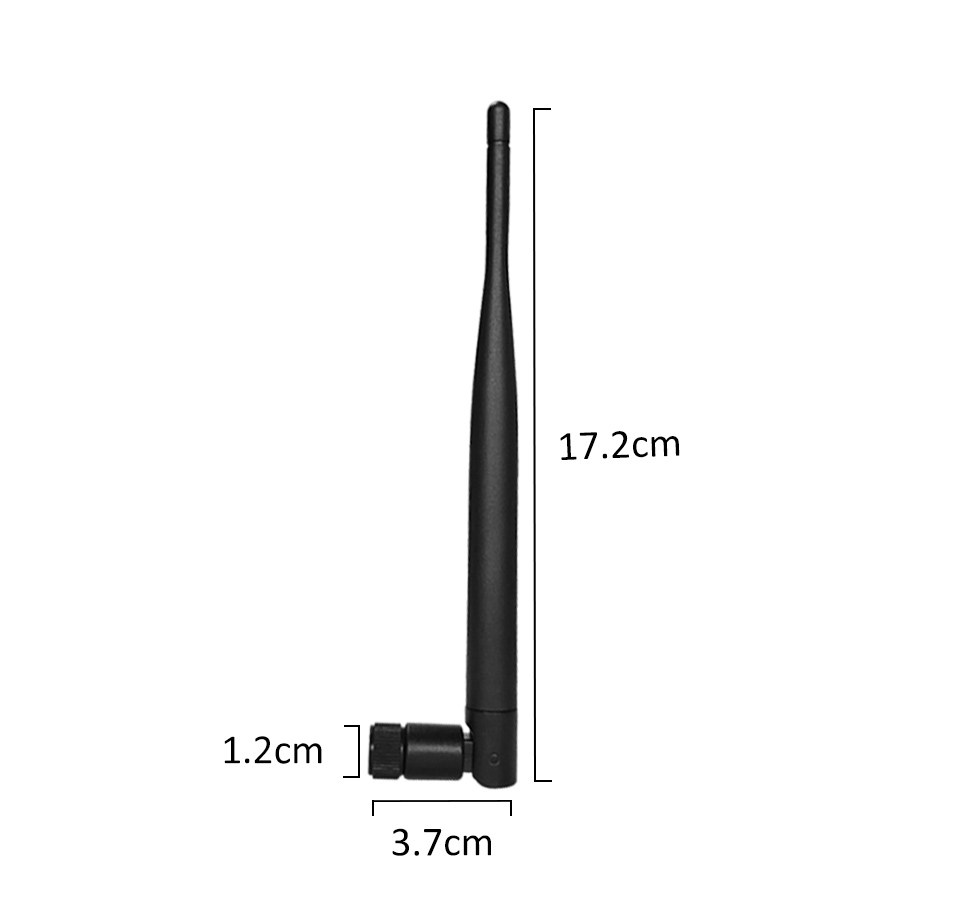 Omni Directional Wireless WAN Repeater 9dBi 2.4GHz 5GHz Dual Band WiFi Rubber Duck Antenna