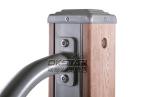 wood outdoor fitness equipment for elderly for old people