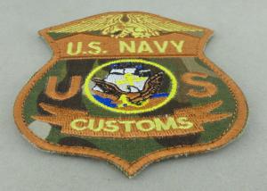 China US Navy Custom Embroidery Patches Woven For American Military wholesale