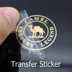 Customized Round Transparent Clear Labels Personalised Business Wholesale