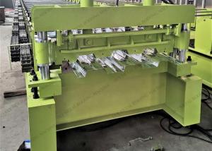 China S350 Floor Deck Roll Forming Machine 0.75mm PLC Metal Deck Forming Equipment wholesale