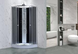China Sliding 35''X35''X85'' Shower Pods Cabins Tempered Glass wholesale