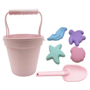 China Children'S Summer Silicone Beach Toy Sandbox Set Bucket Set wholesale