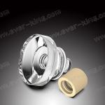 OEM Custom Crystal Wholesale Glass Bottle Stopper With Polymer