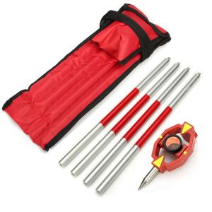 China Metal 25.4mm Mini Prism Pole Total Station Prism Pole wholesale