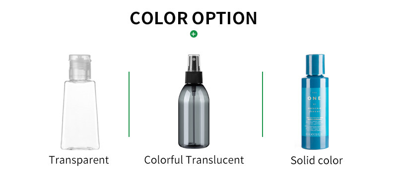 200ML Customization Flat PET PCR Plastic Shampoo Bottles With Black Pump